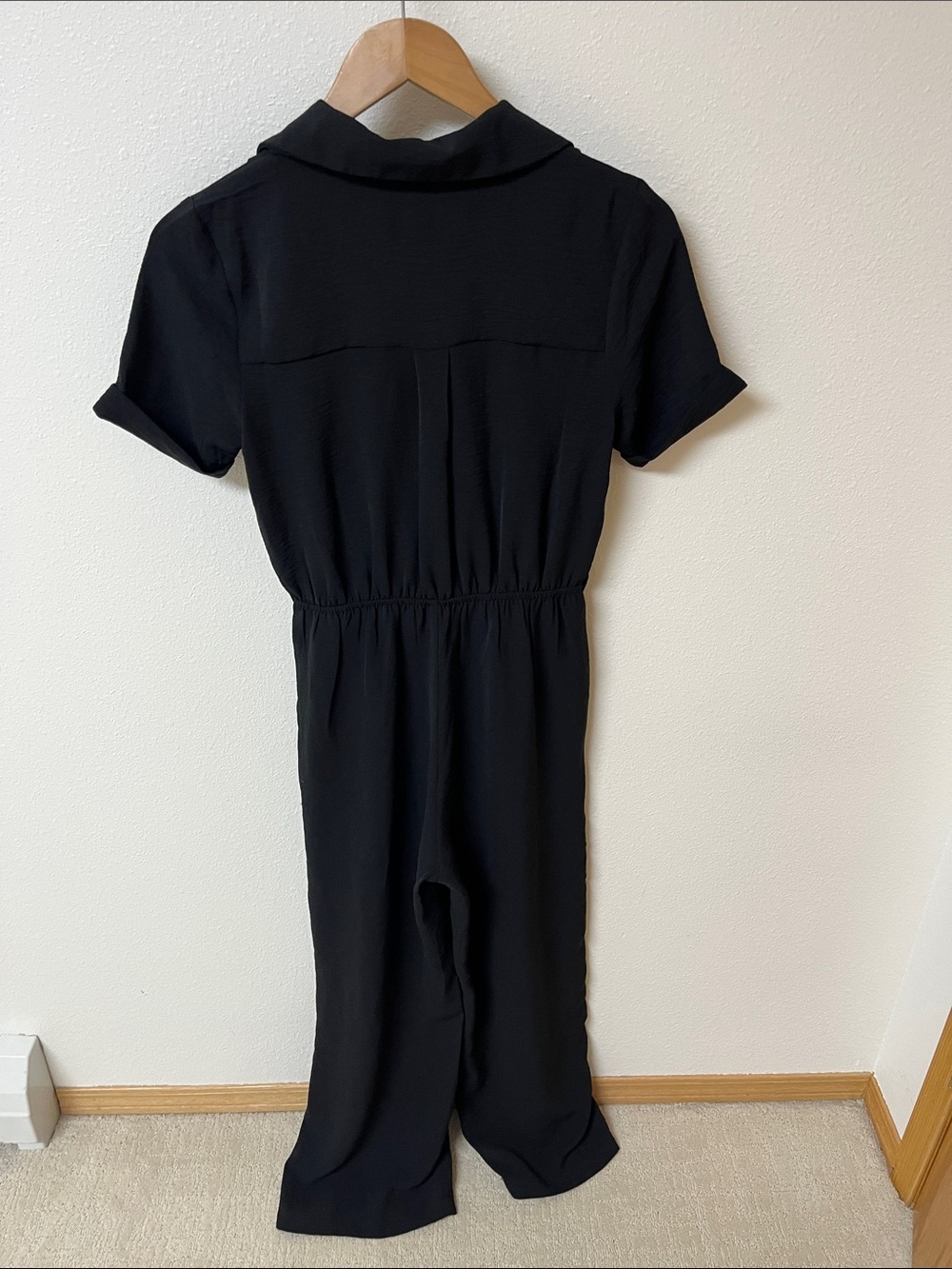 Monteau Los Angeles Black Jumpsuit women’s size S - Picture 3 of 3